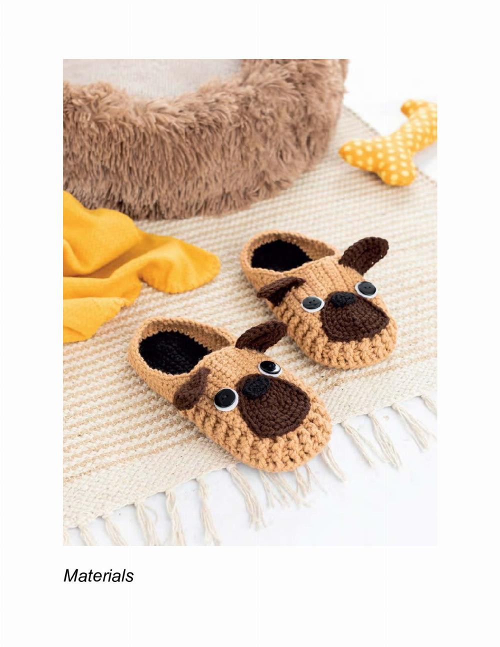 Crochet ANIMAL SLIPPERS IRA ROTT