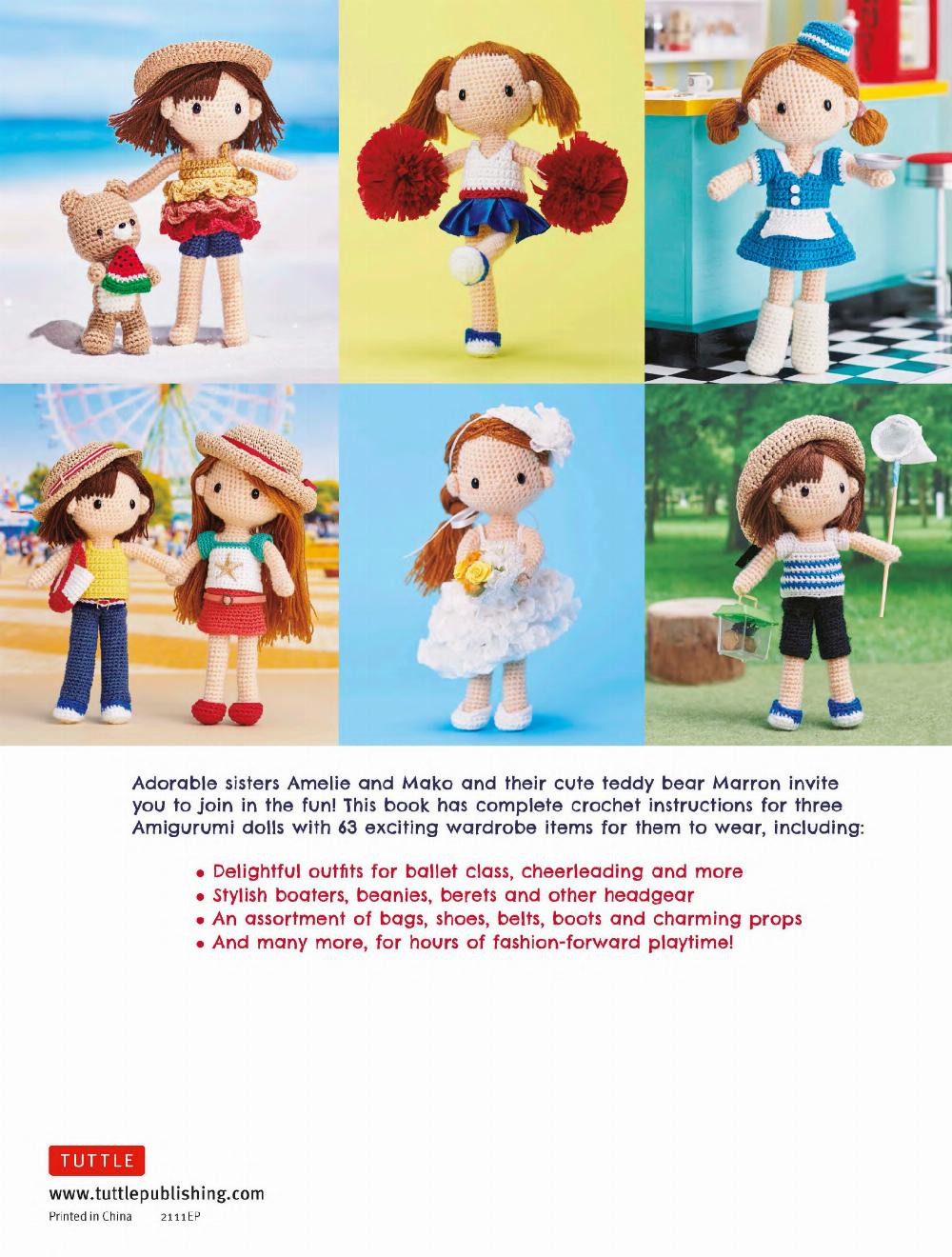 crochet cute dolls with mix and match outfits 66 easy to follow amigurumi patterns