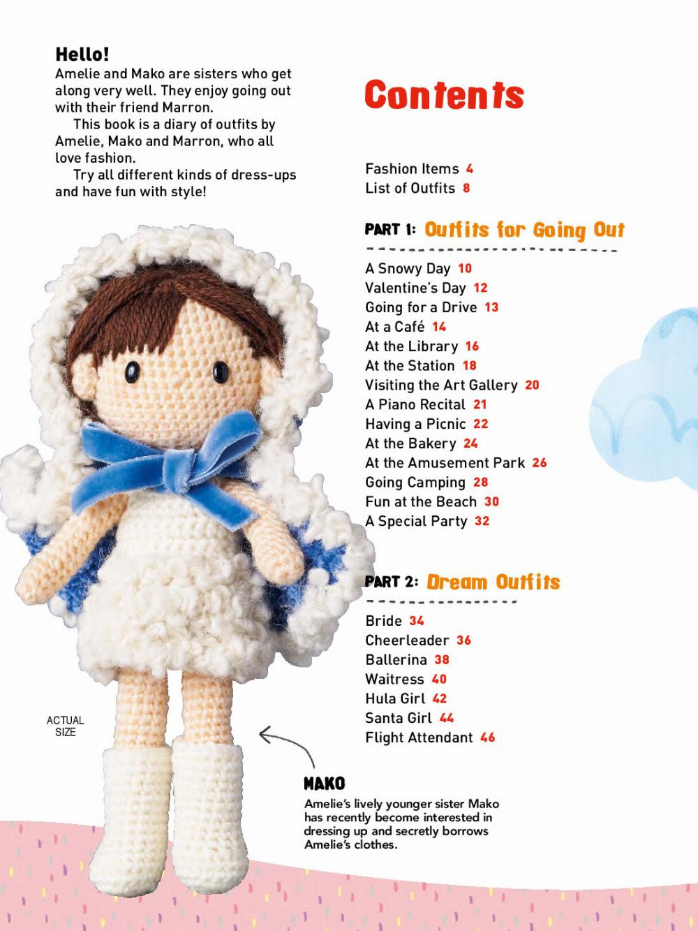 crochet cute dolls with mix and match outfits 66 easy to follow amigurumi patterns