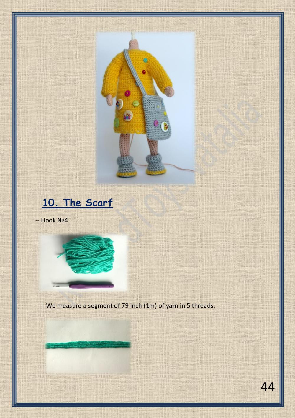 Crochet doll Frosya