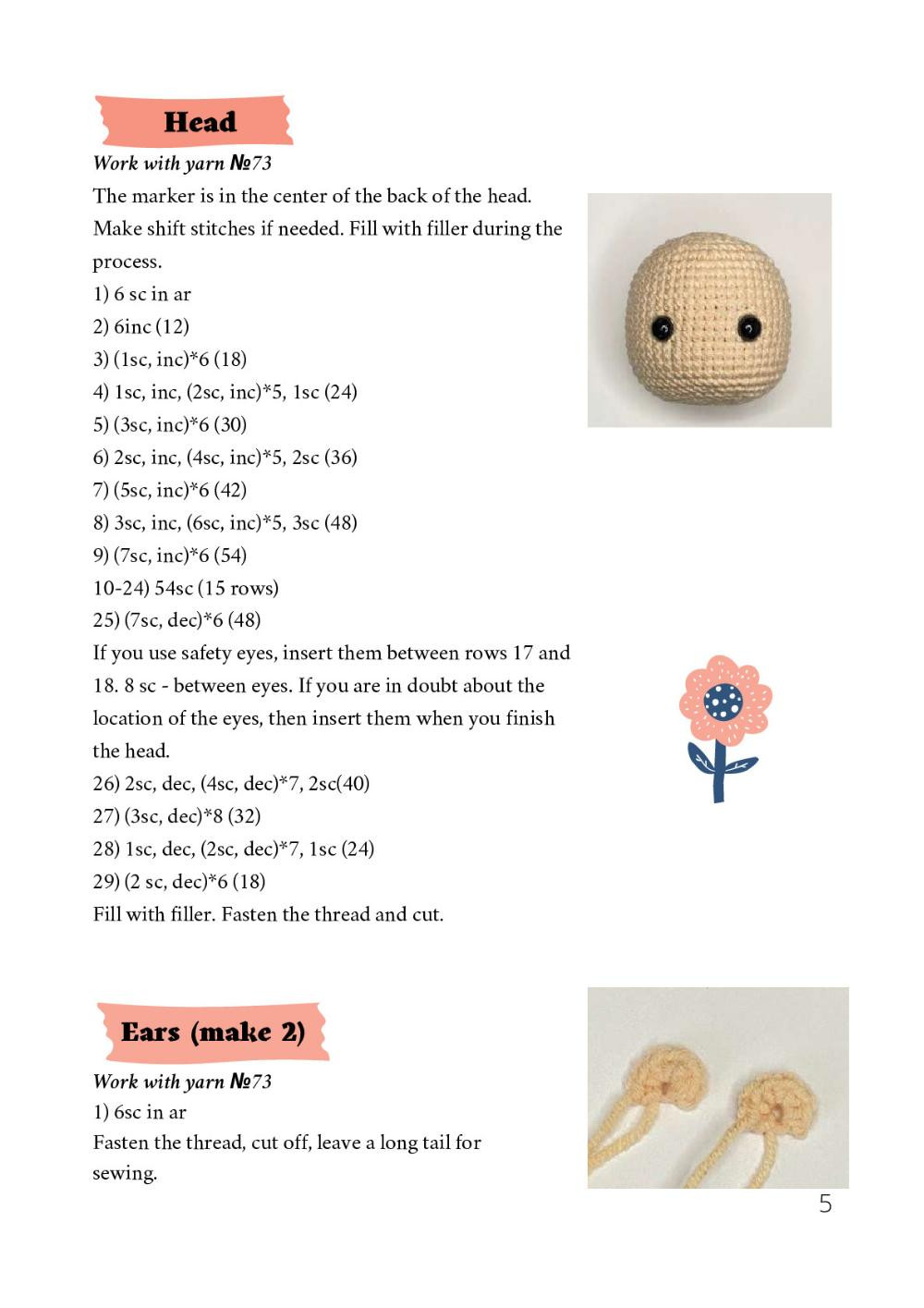 Crochet Doll Pattern "Charlotte"