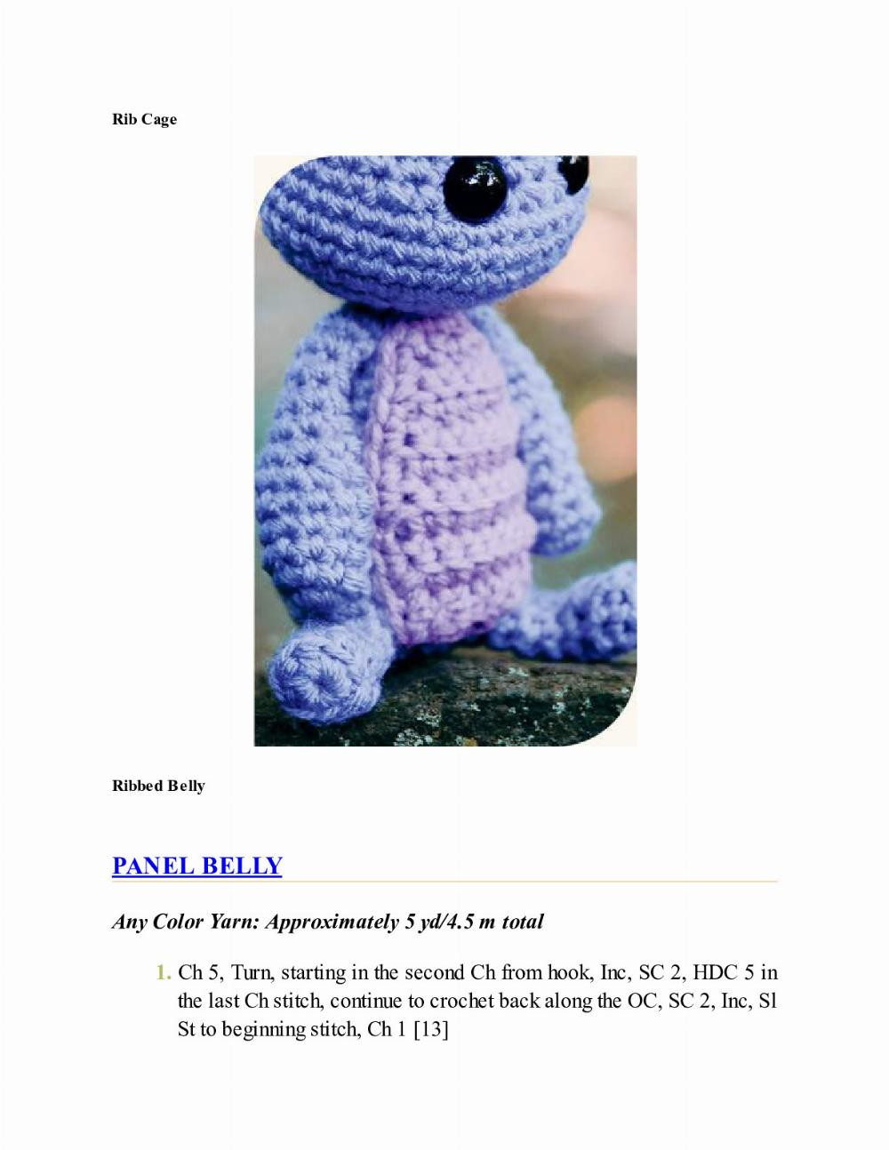 CROCHET IMPKINS pattern