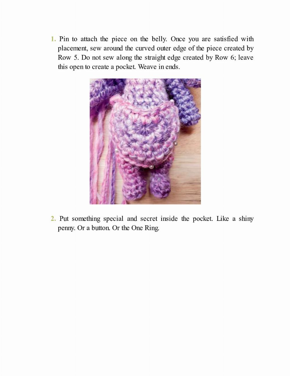 CROCHET IMPKINS pattern