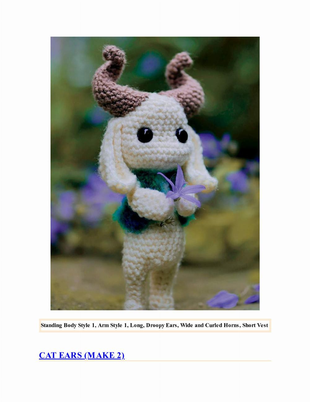 CROCHET IMPKINS pattern