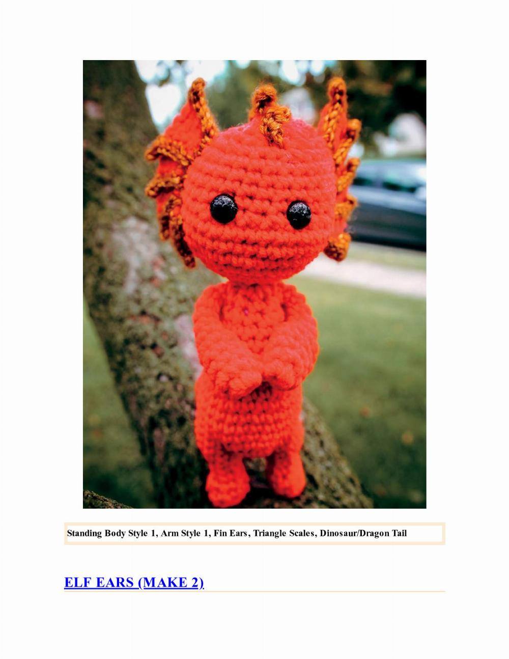 CROCHET IMPKINS pattern