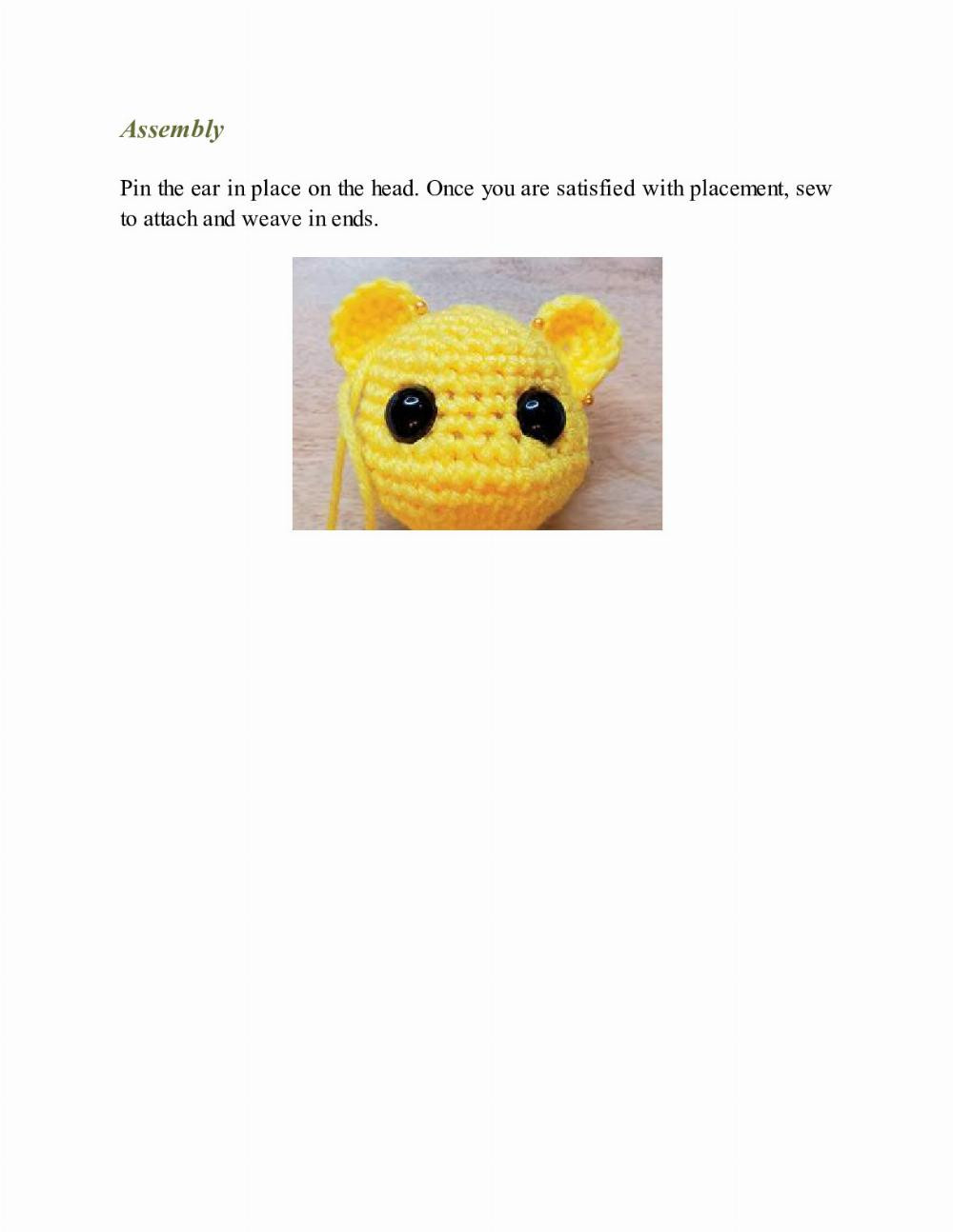 CROCHET IMPKINS pattern