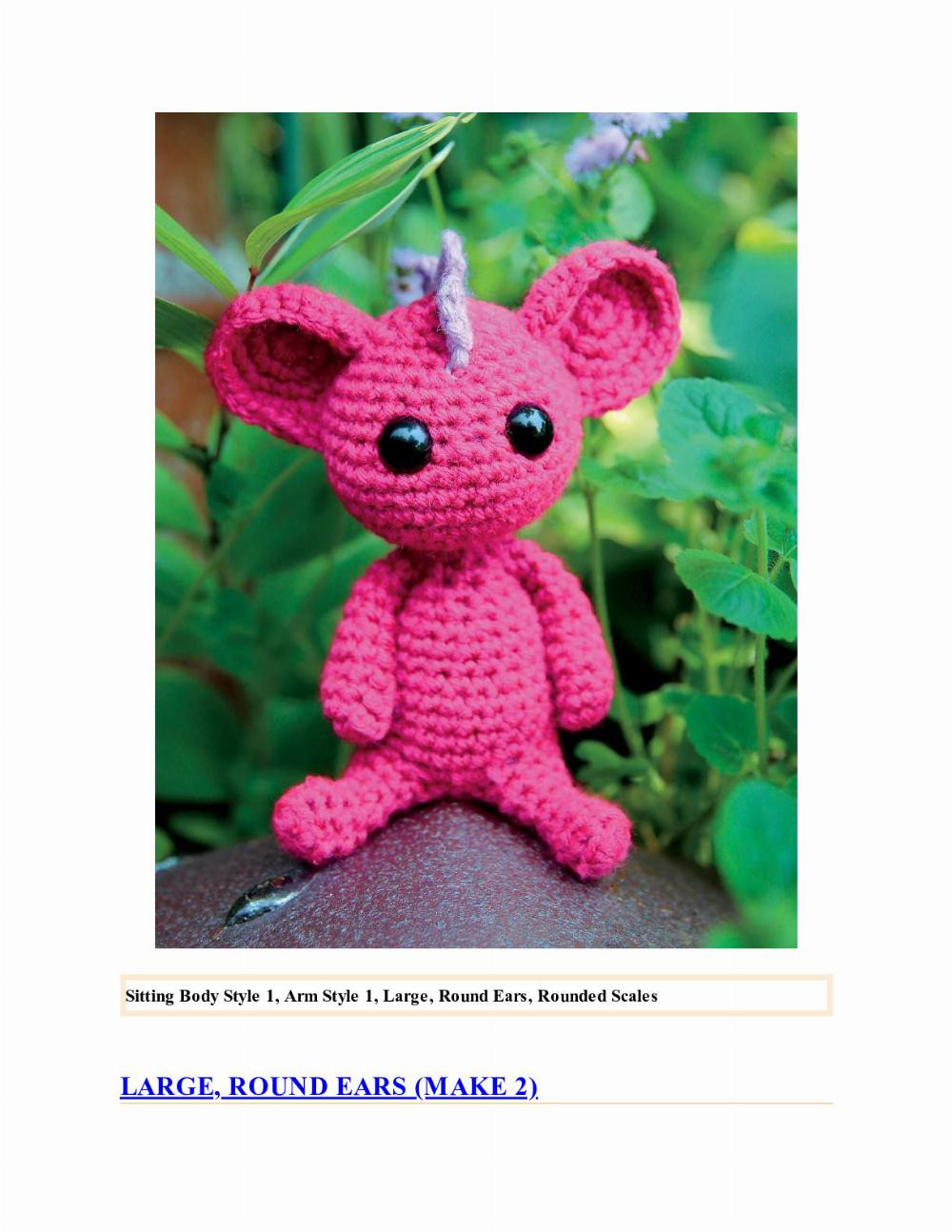 CROCHET IMPKINS pattern