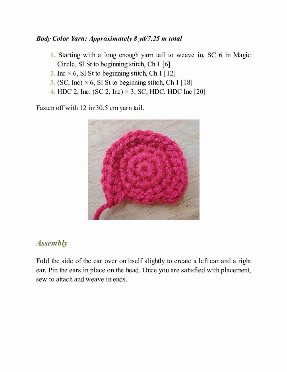 CROCHET IMPKINS pattern