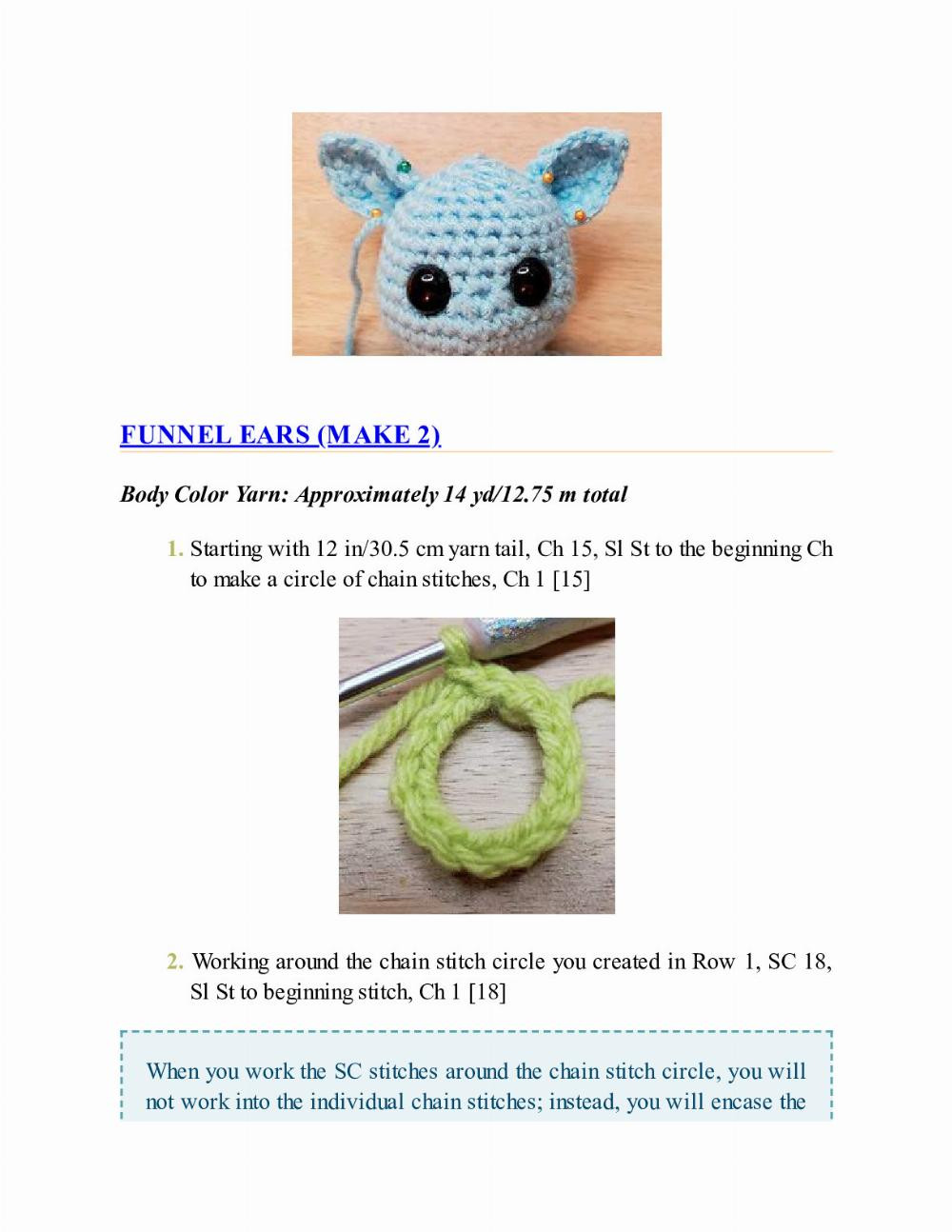 CROCHET IMPKINS pattern