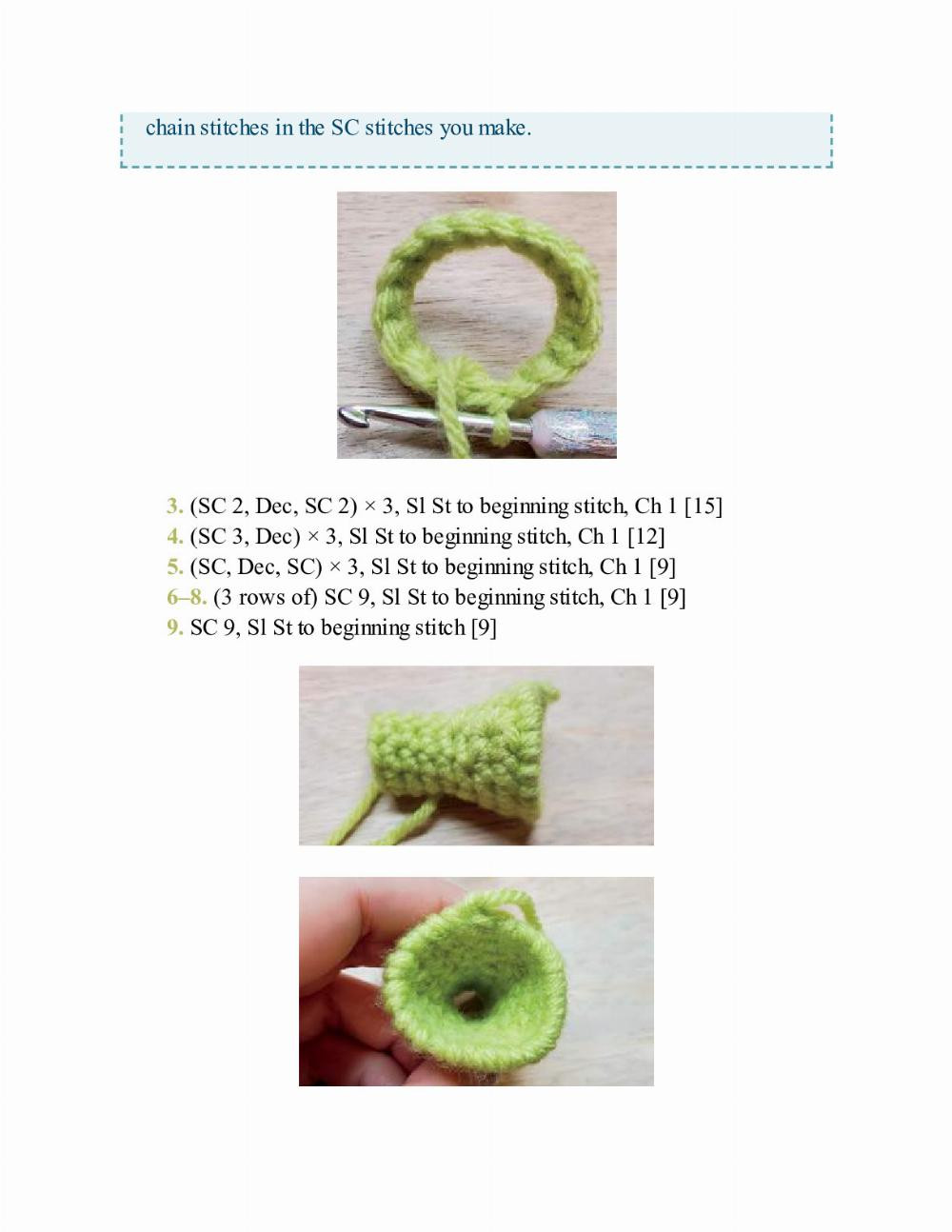 CROCHET IMPKINS pattern