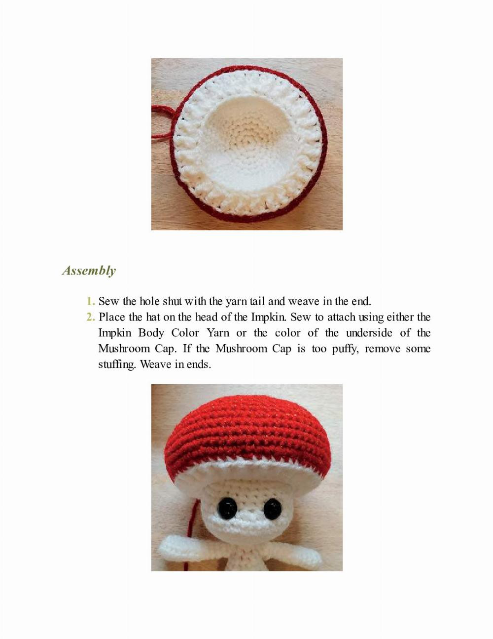 CROCHET IMPKINS pattern