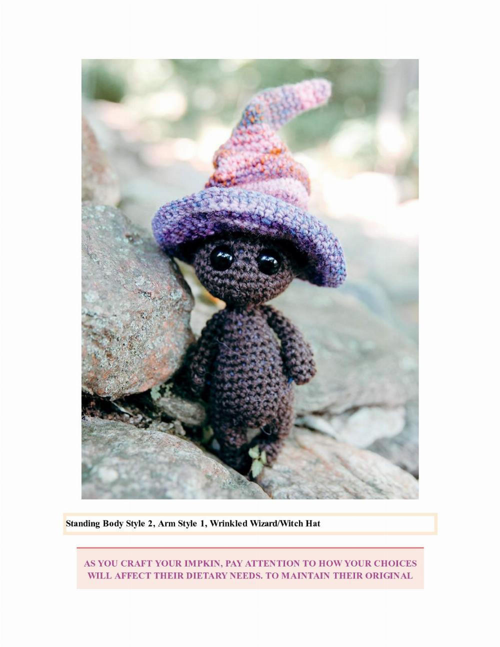 CROCHET IMPKINS pattern