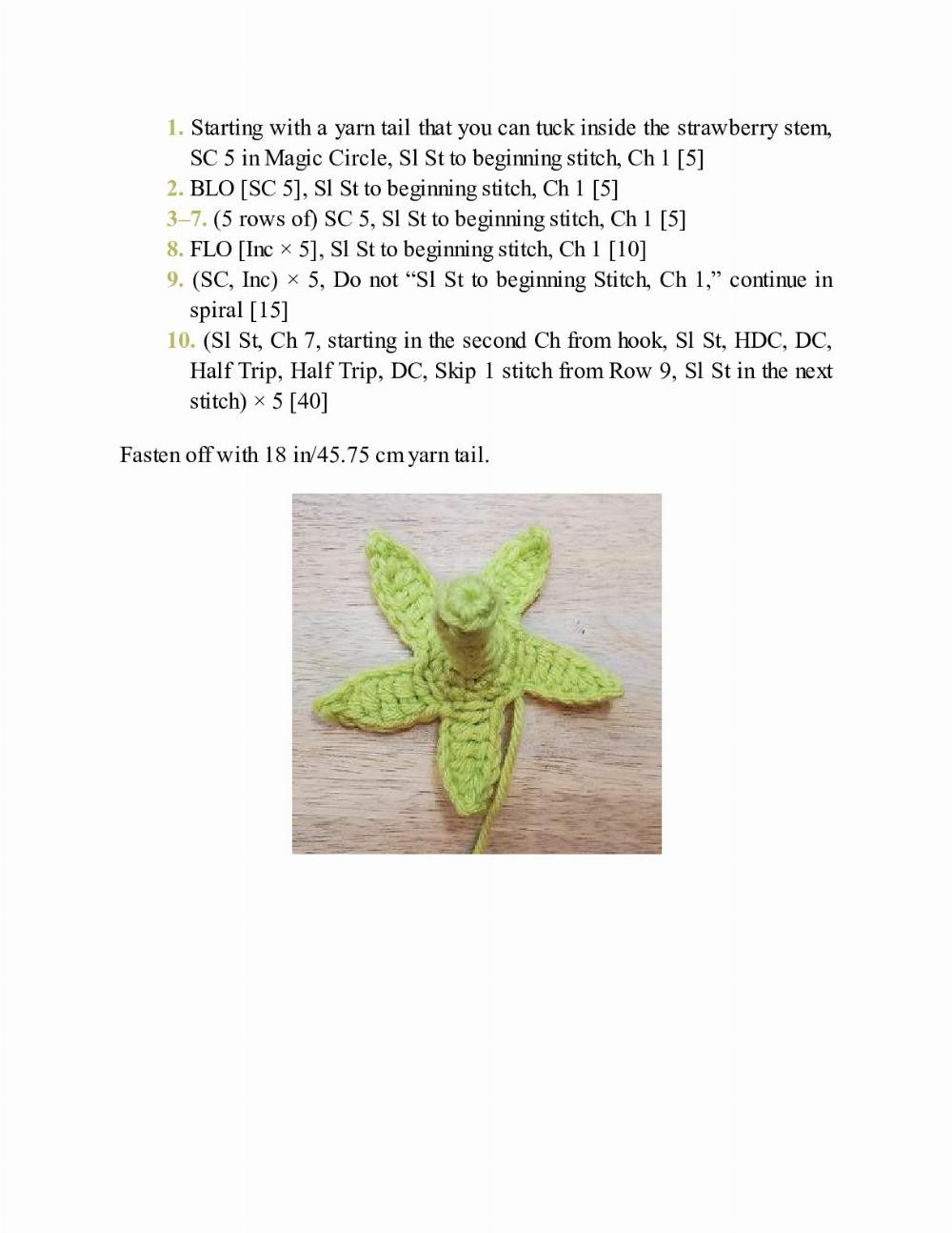 CROCHET IMPKINS pattern