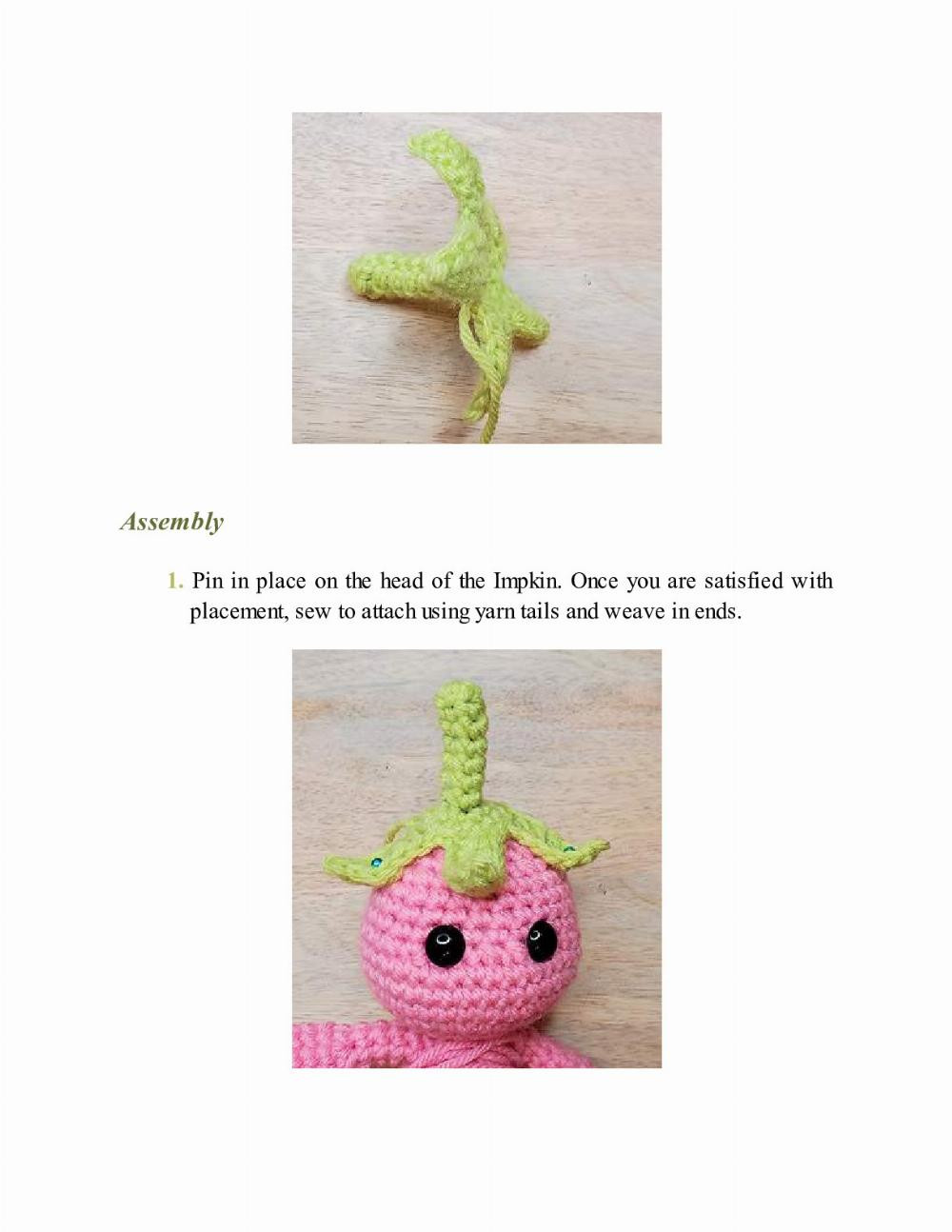 CROCHET IMPKINS pattern