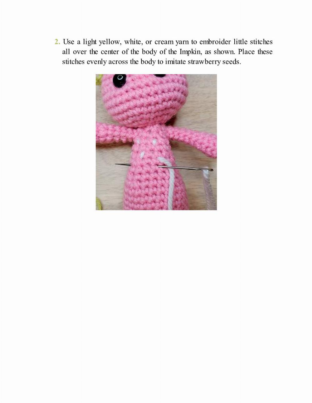 CROCHET IMPKINS pattern