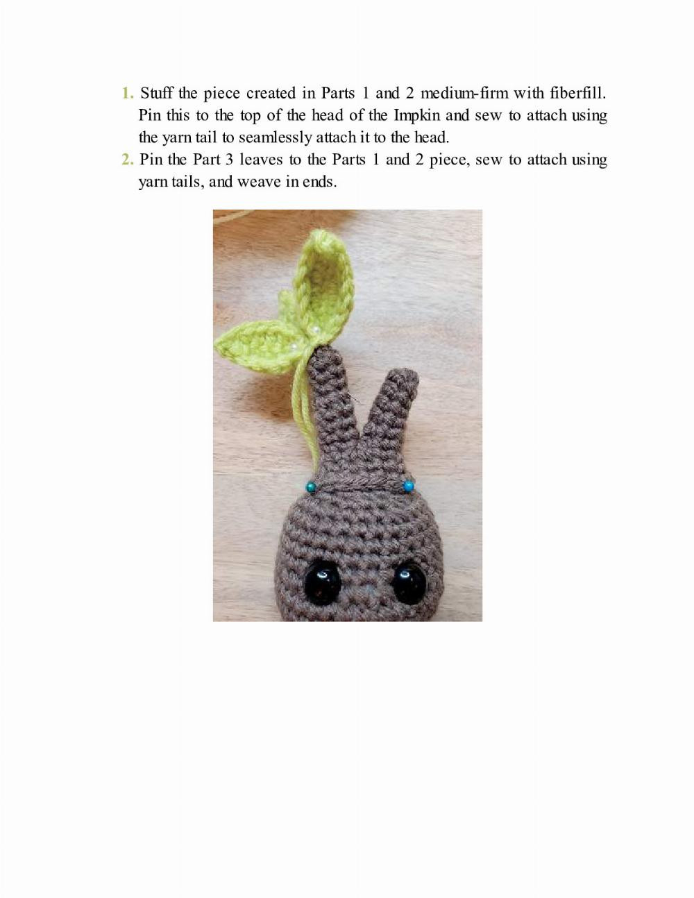 CROCHET IMPKINS pattern