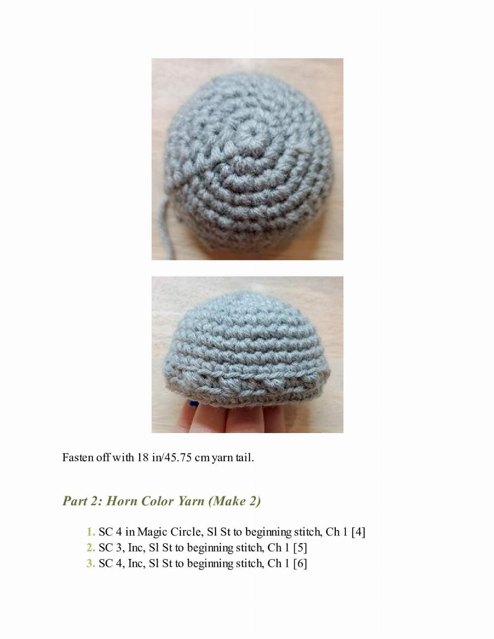 CROCHET IMPKINS pattern