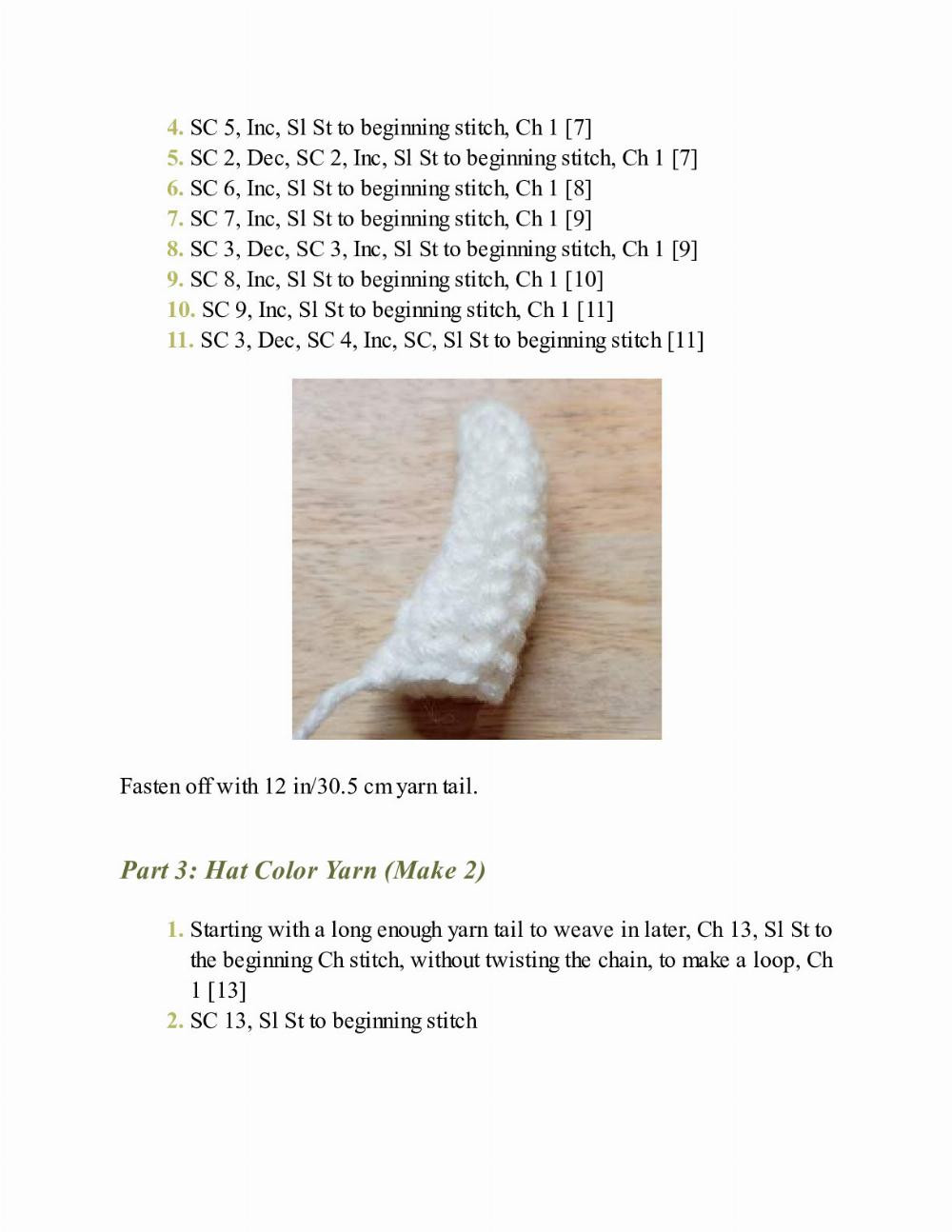 CROCHET IMPKINS pattern