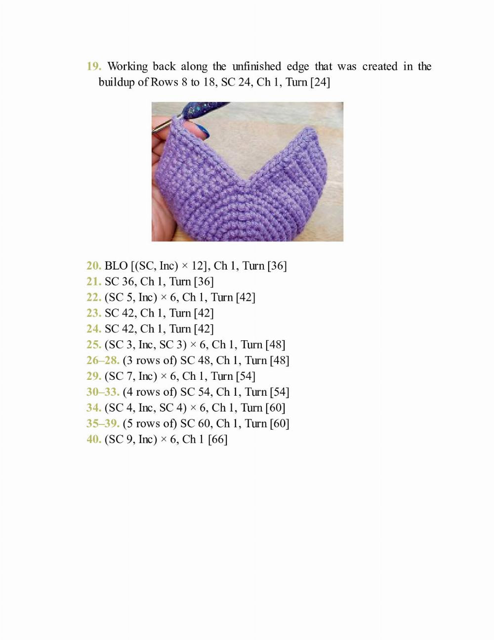 CROCHET IMPKINS pattern