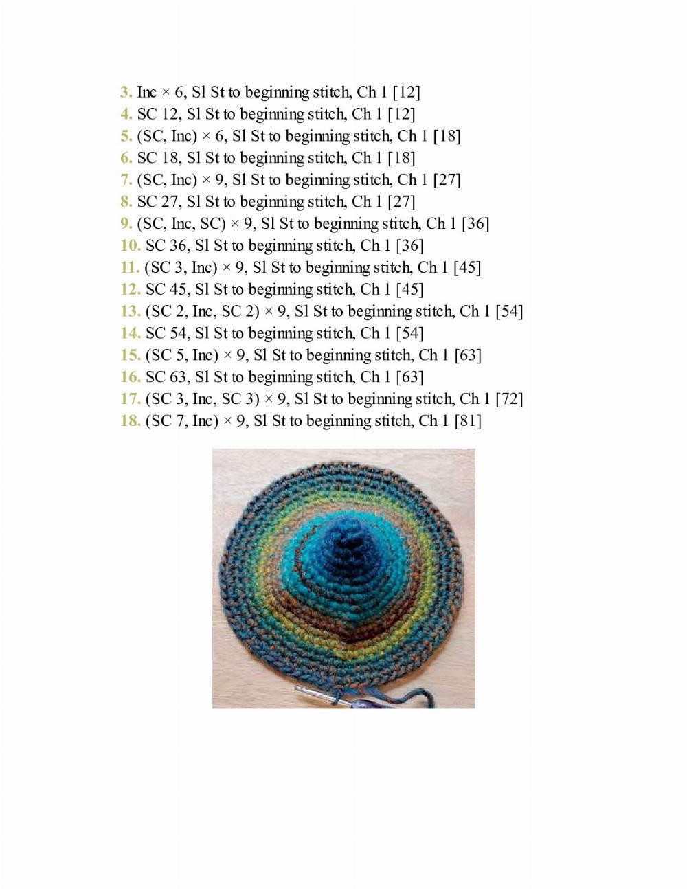 CROCHET IMPKINS pattern