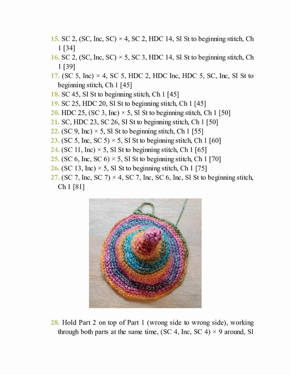 CROCHET IMPKINS pattern