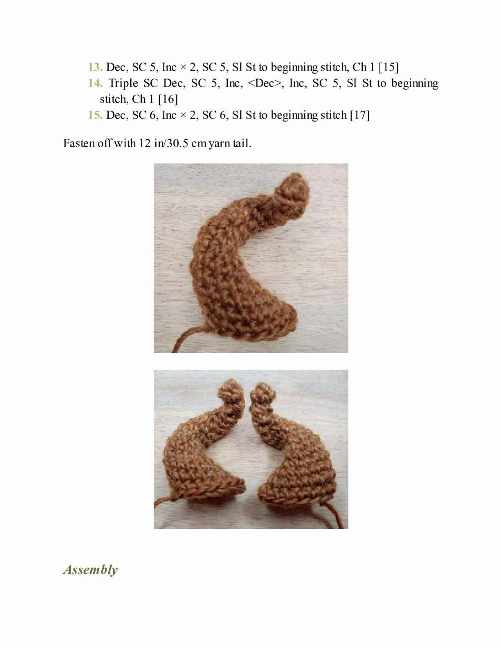 CROCHET IMPKINS pattern