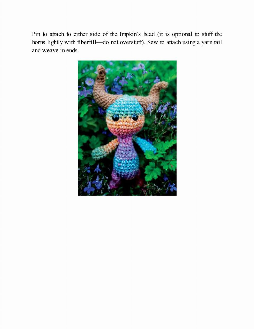 CROCHET IMPKINS pattern