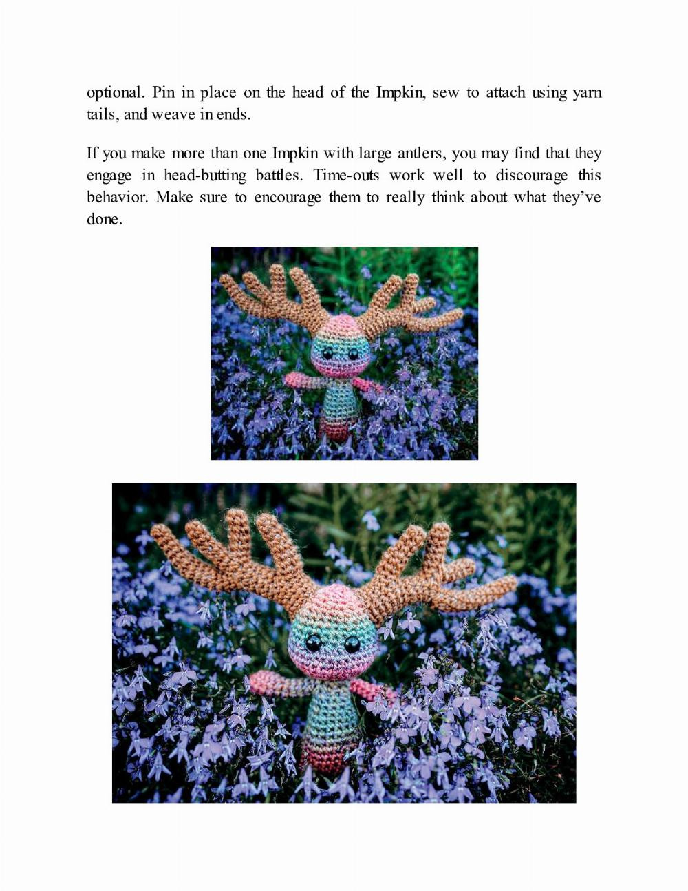 CROCHET IMPKINS pattern