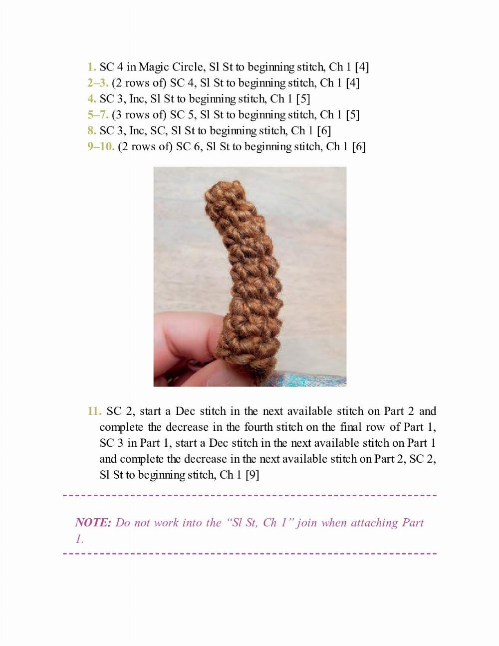 CROCHET IMPKINS pattern