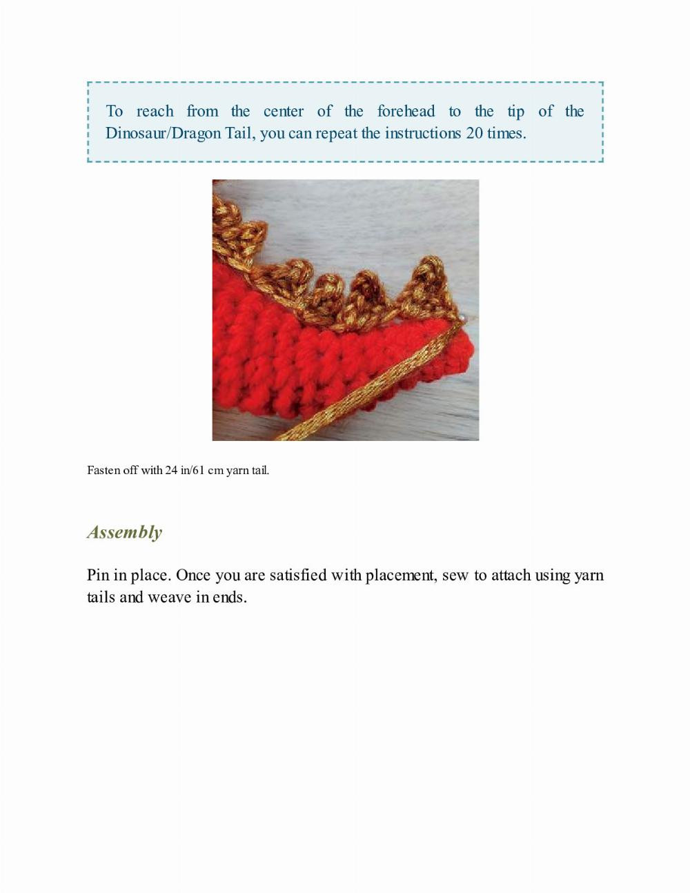 CROCHET IMPKINS pattern