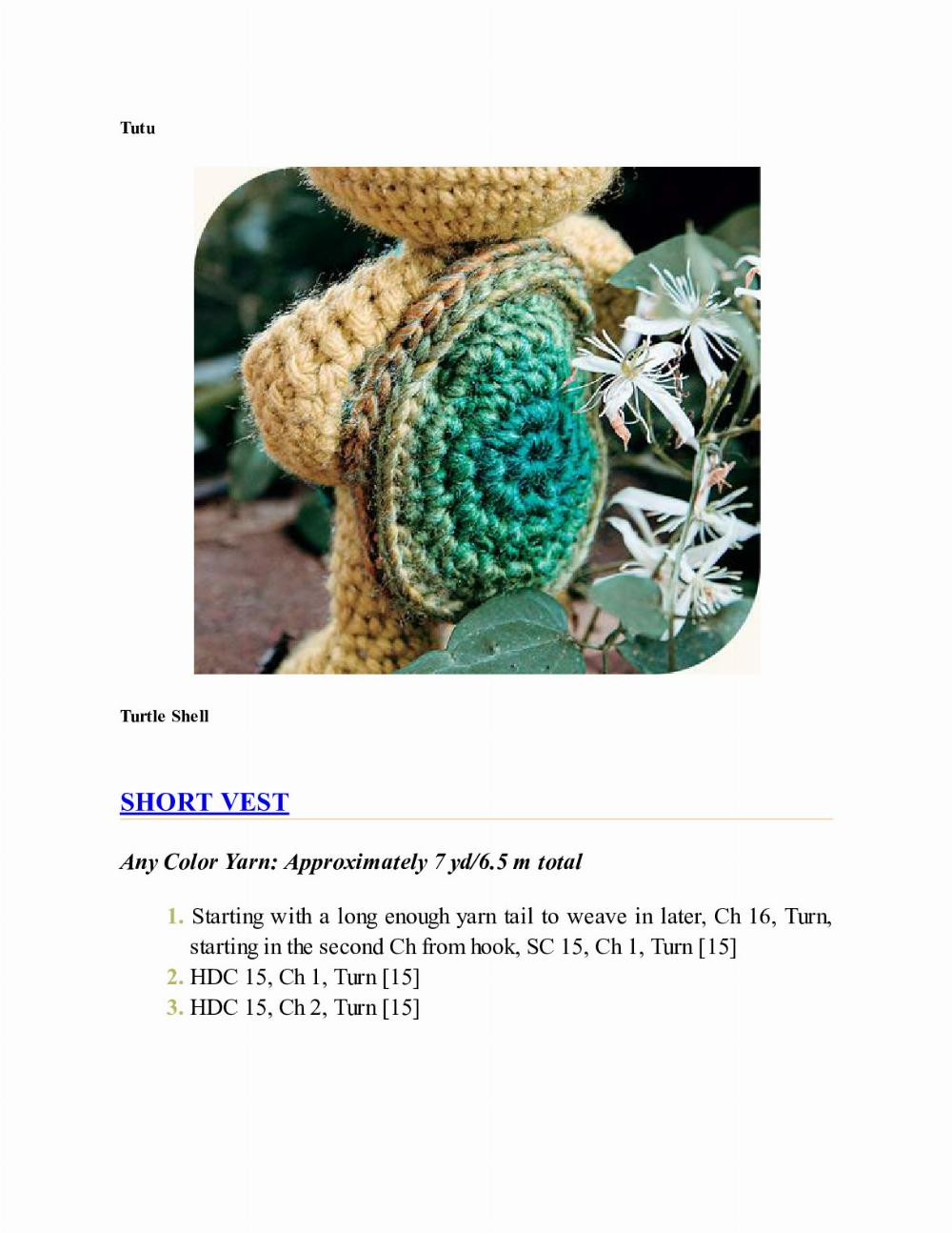 CROCHET IMPKINS pattern