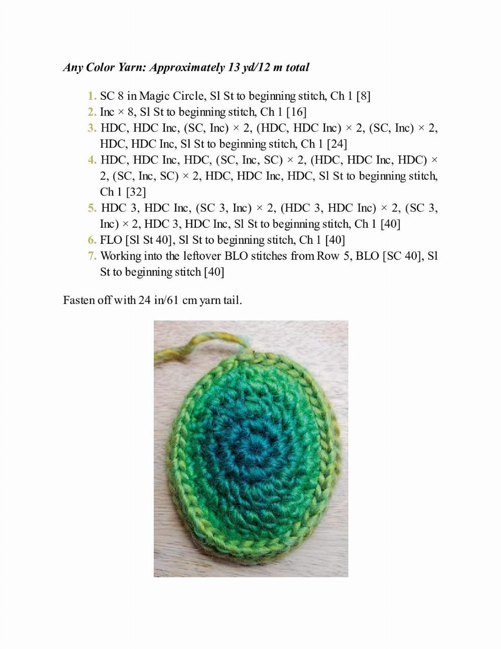 CROCHET IMPKINS pattern