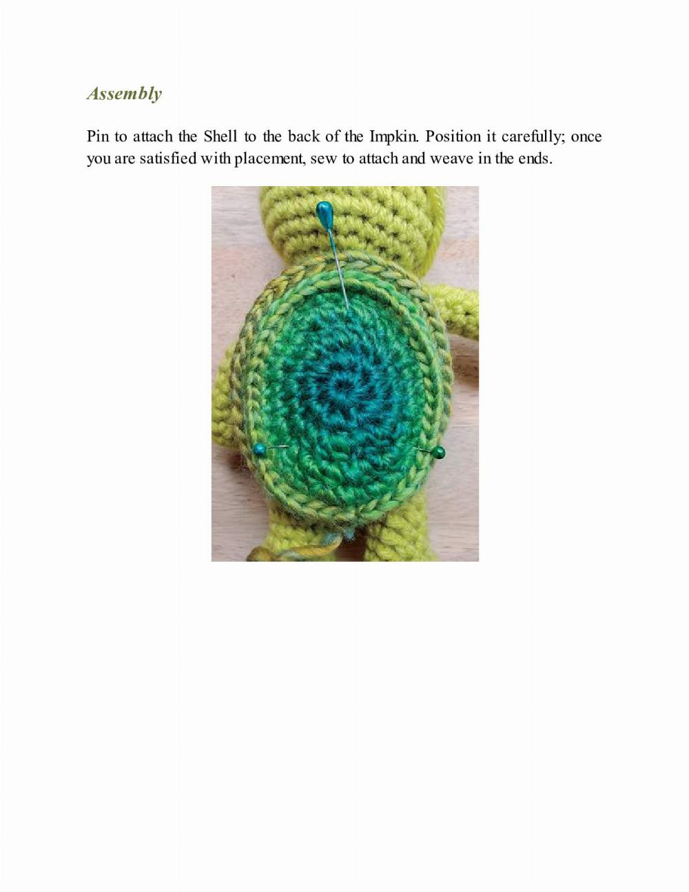 CROCHET IMPKINS pattern