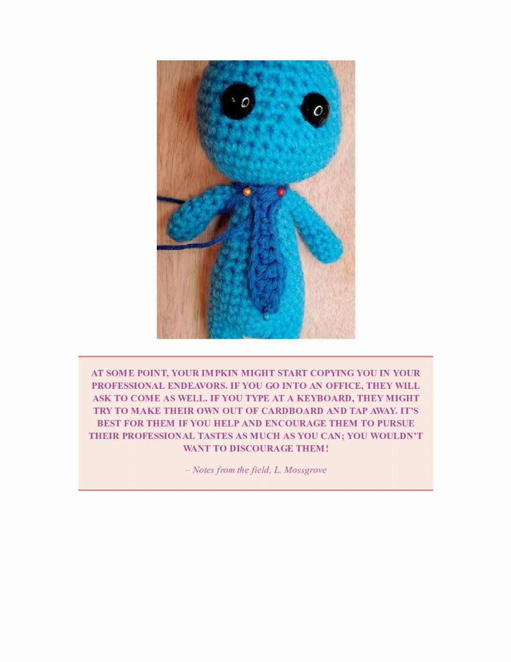 CROCHET IMPKINS pattern