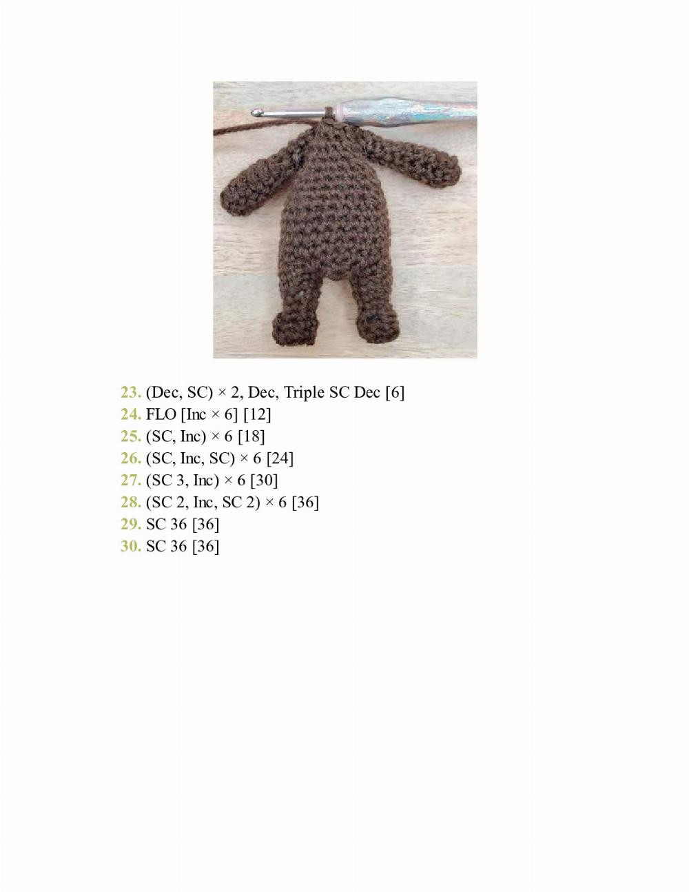 CROCHET IMPKINS pattern