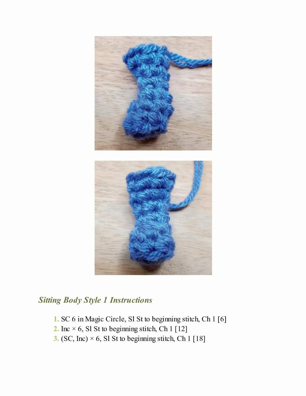 CROCHET IMPKINS pattern