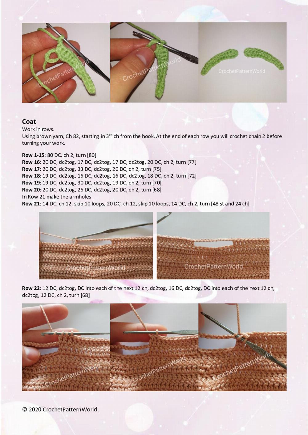 crochet pattern baby yoda