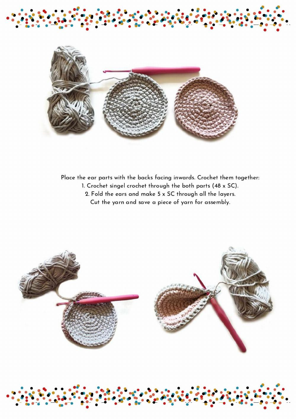 CROCHET PATTERN BUMPY THE ELEPHANT  crochet pattern