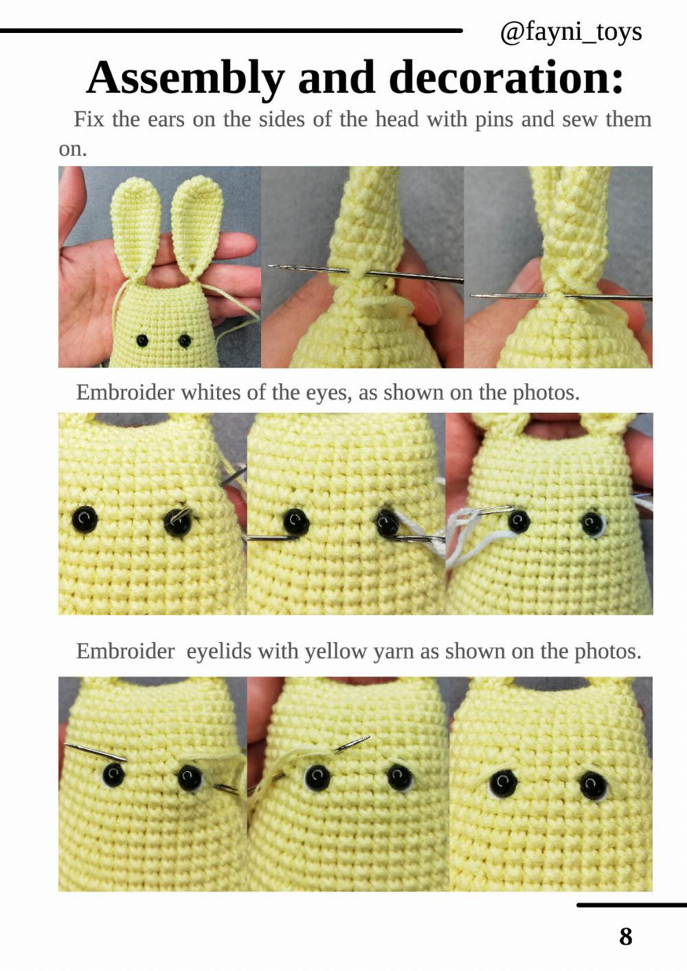 CROCHET PATTERN Bunny with carrot