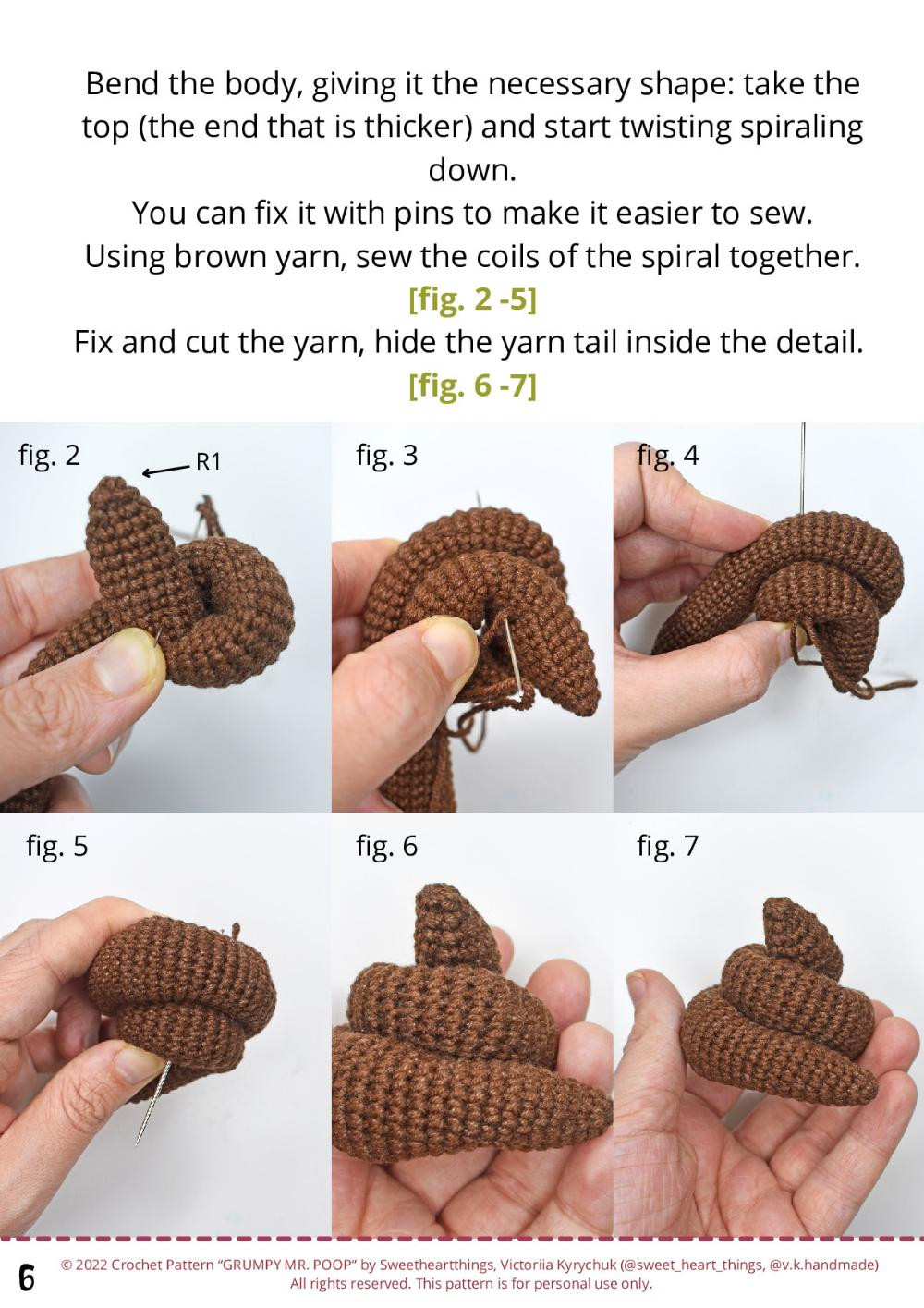 Crochet pattern | December 2022 Grumpy Mr.PooP