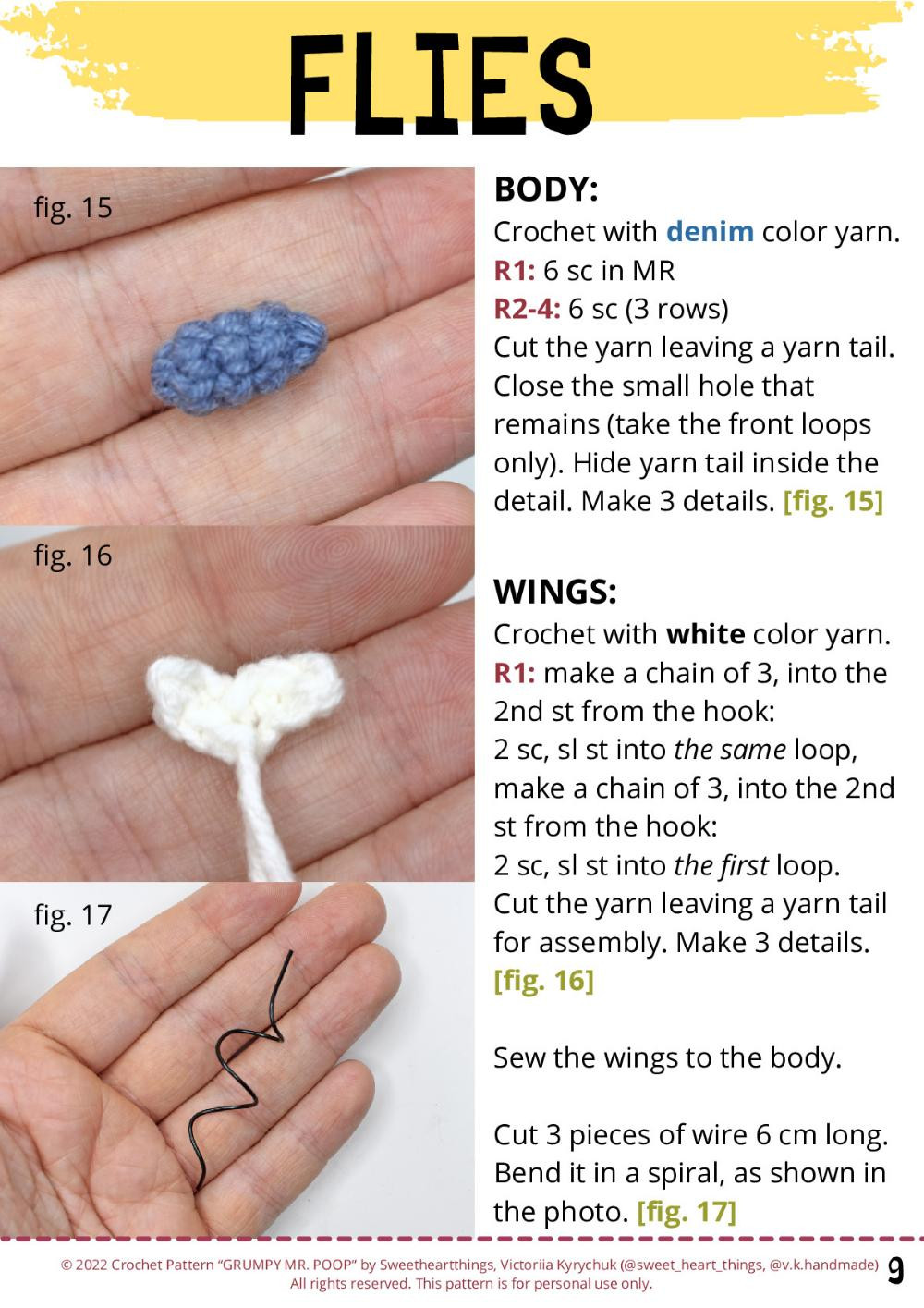 Crochet pattern | December 2022 Grumpy Mr.PooP