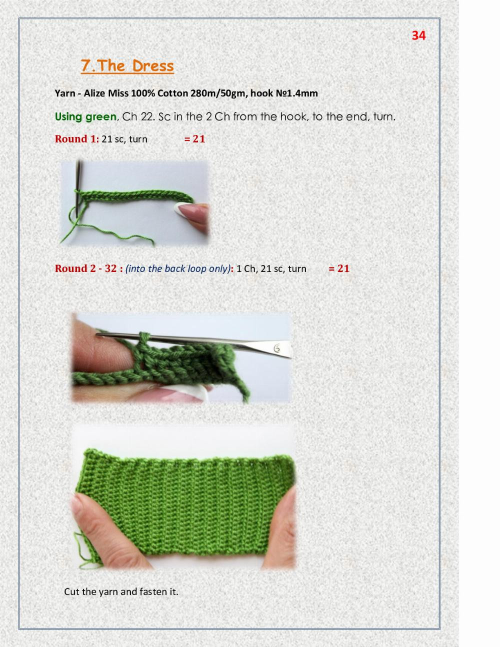 Crochet pattern doll Brianna