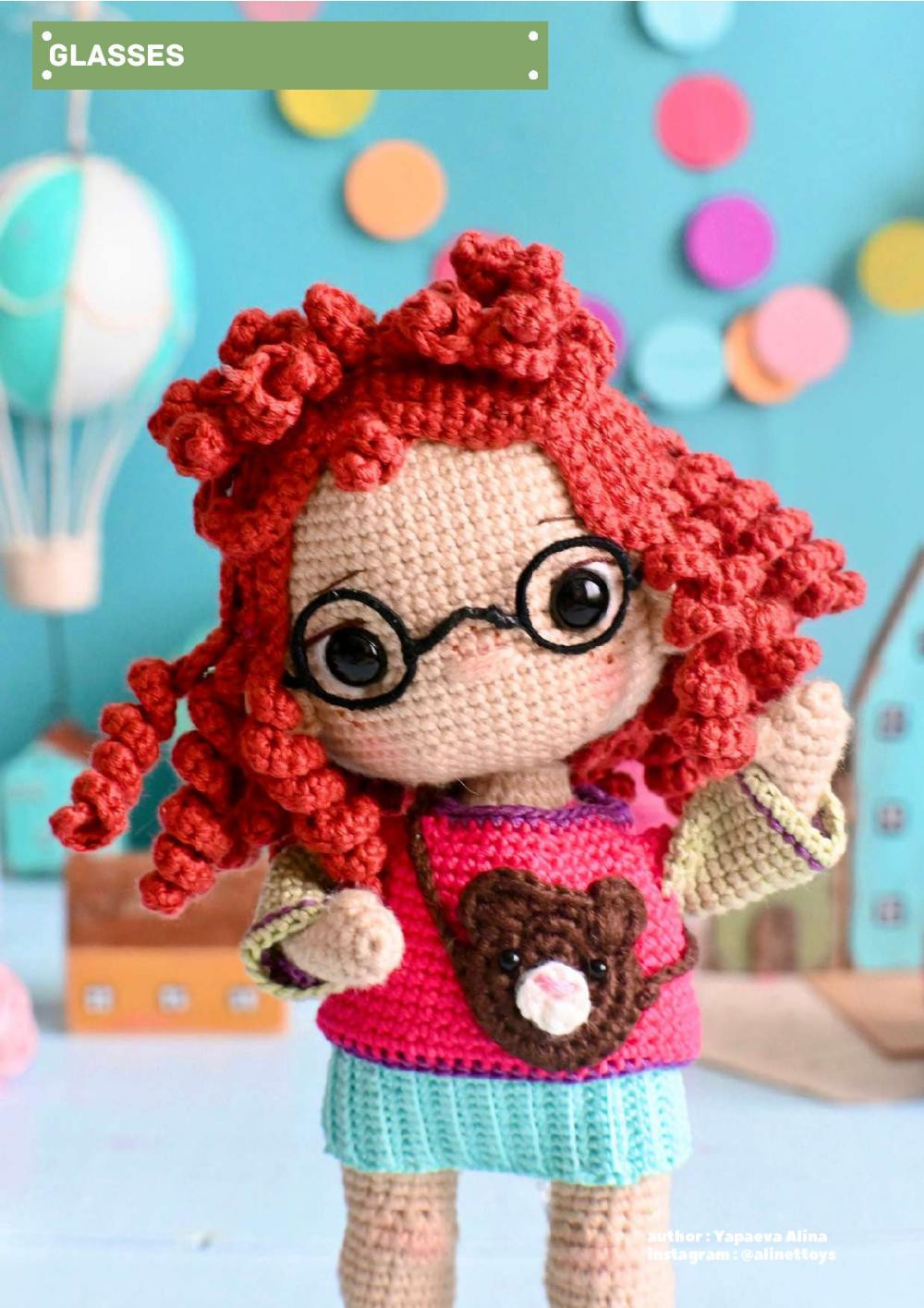 CROCHET PATTERN DOLL DORY