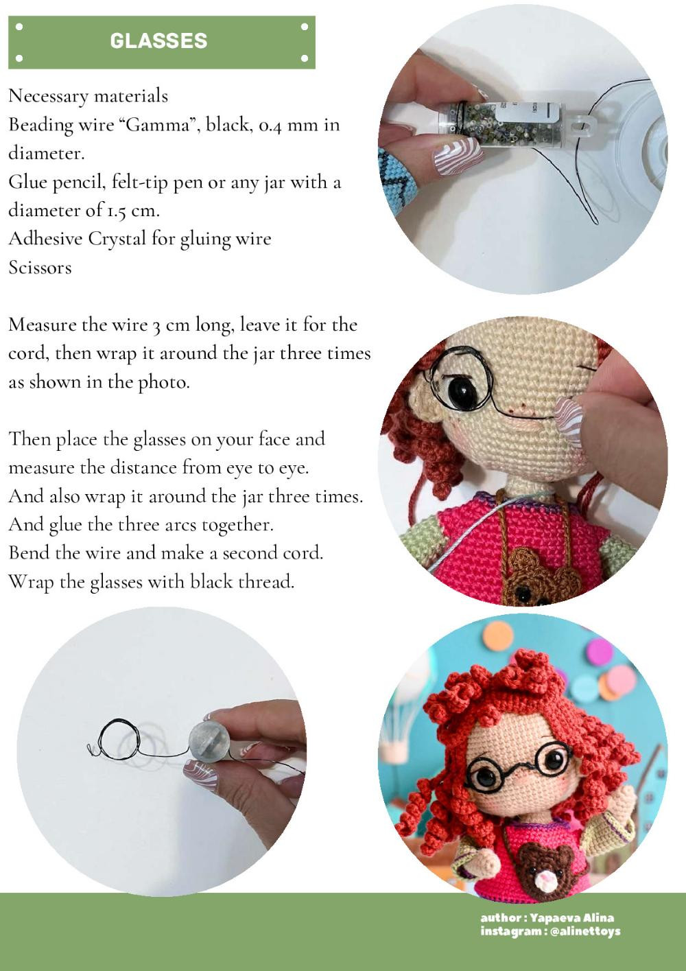 CROCHET PATTERN DOLL DORY