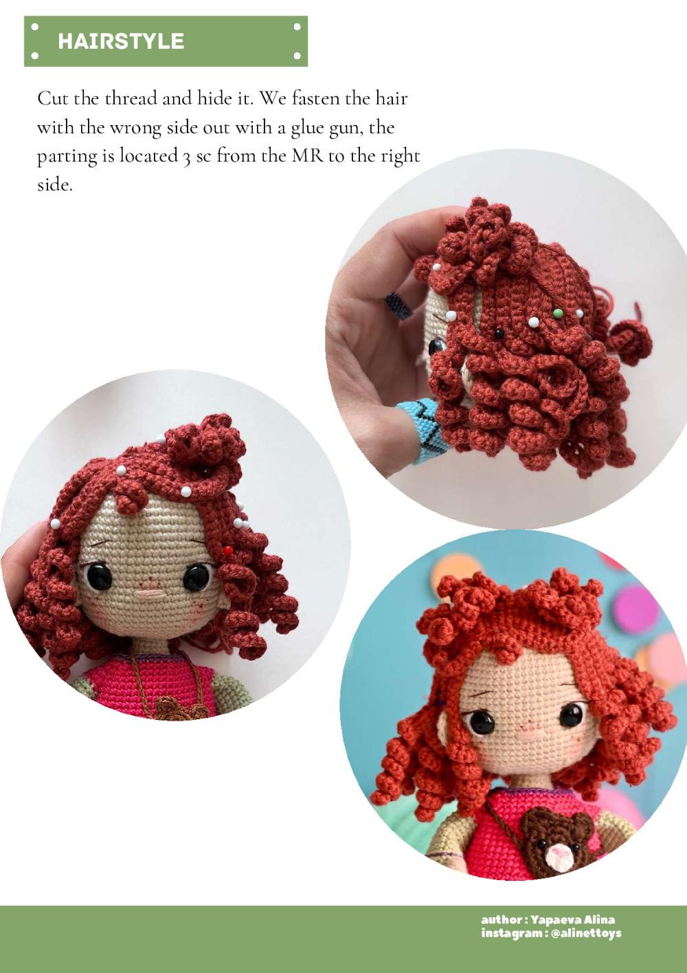 CROCHET PATTERN DOLL DORY