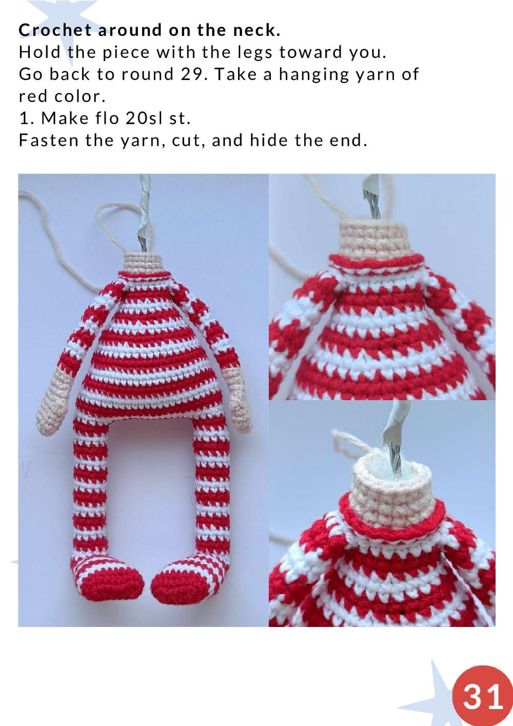 crochet pattern elf girl