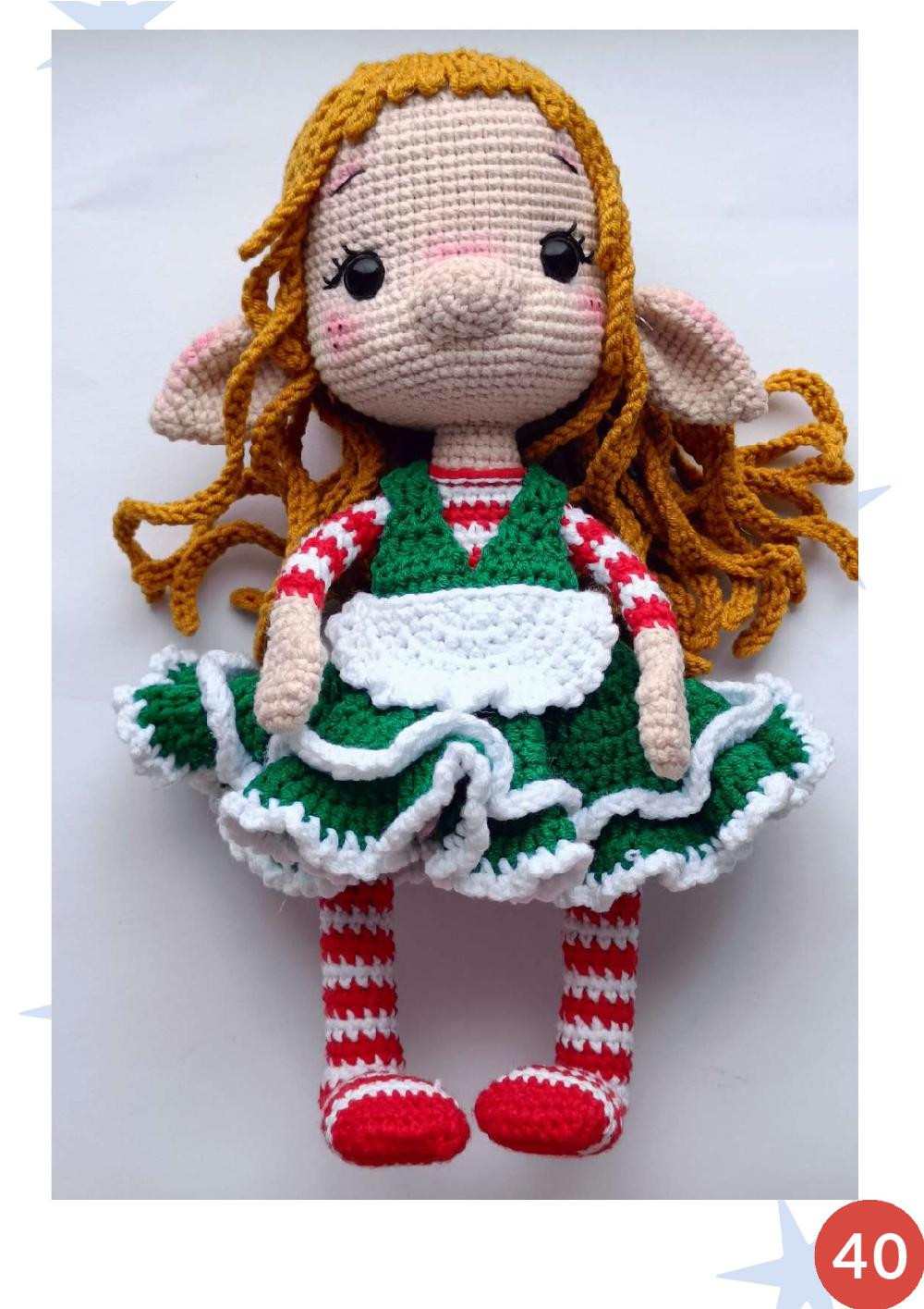 crochet pattern elf girl