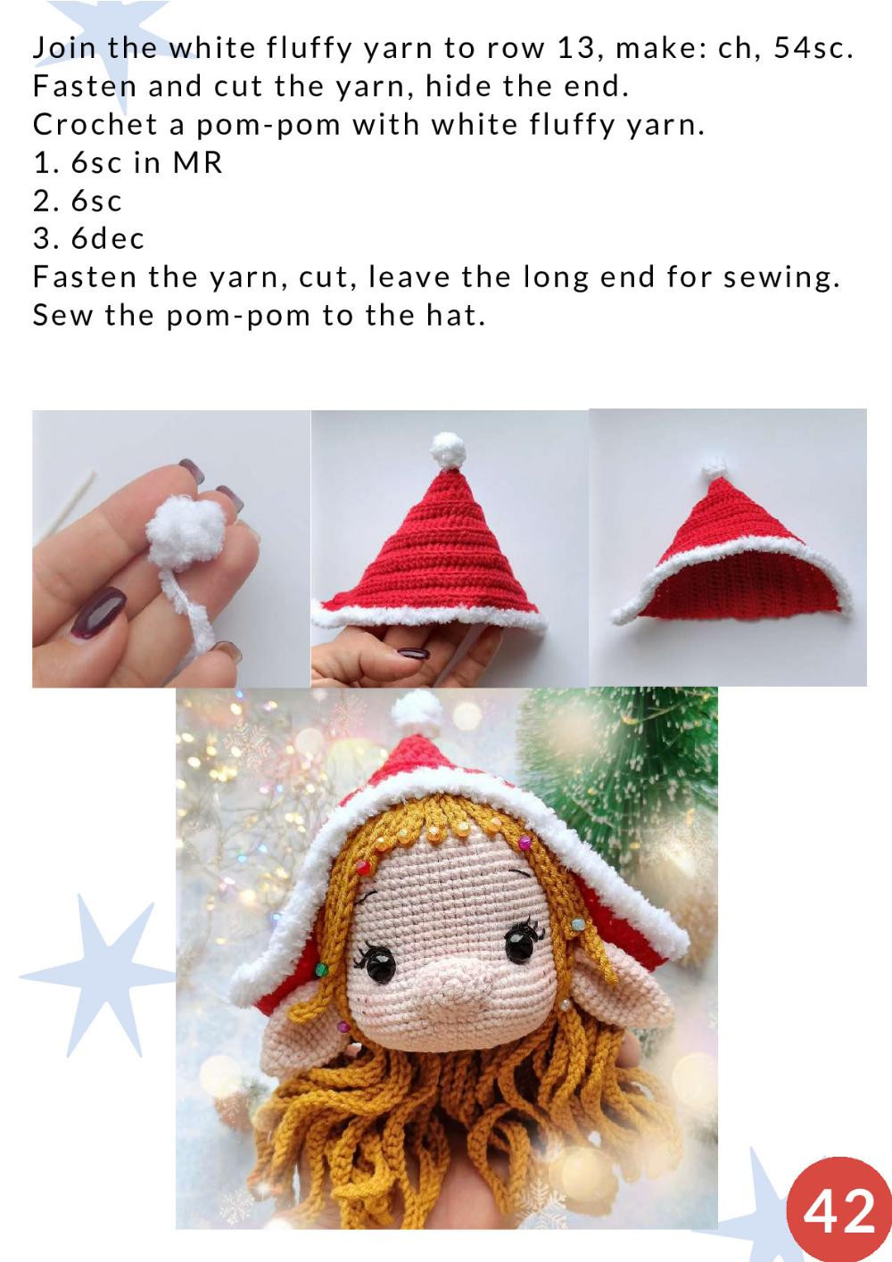 crochet pattern elf girl