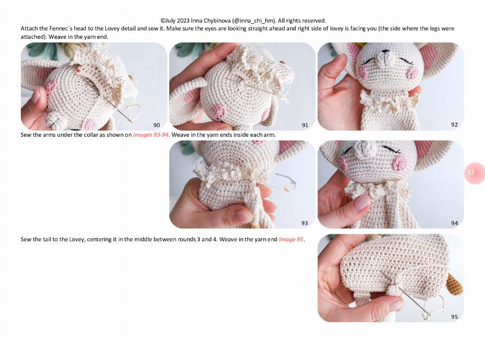 Crochet pattern “Fennec fox Lovey”