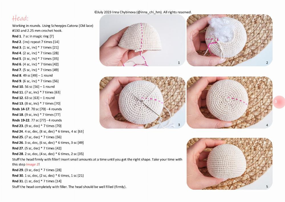 Crochet pattern “Fennec fox Lovey”